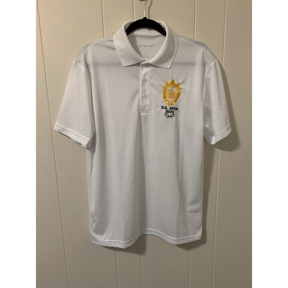 NYPD Mens Size Medium Polo US Open 2024 NYC Police Department New York City - Picture 1 of 8